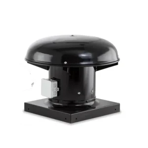 Extractor de Tejado con Helice Helicoidal Negro 250mm